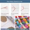 3 PCS Cross Stitch Bookmark Kit,Stamped Bookmarks Cross Stitch Kits for Adults Beginners,DIY Embroidery Bookmarks Cross Stitch Kits,14CT(Cats)